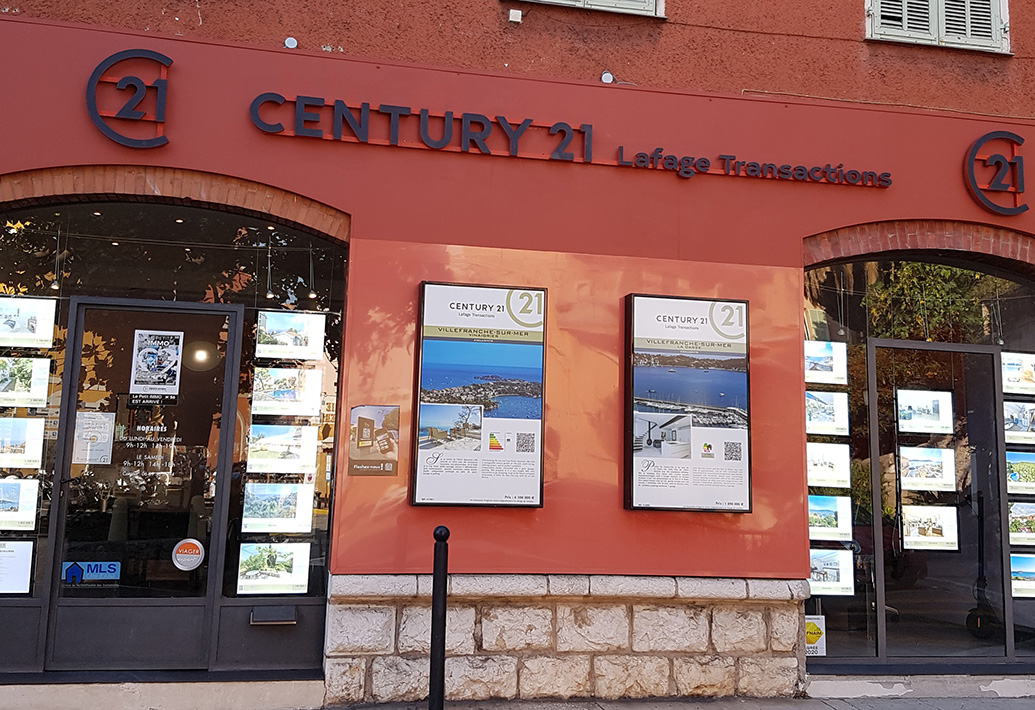 Agence immobilière CENTURY 21 Lafage Transactions, 06230 VILLEFRANCHE SUR MER