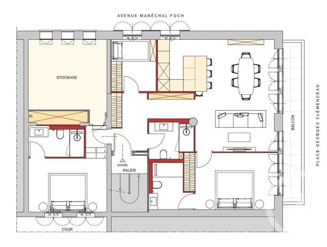 Appartement F4 &agrave; vendre - 4 pi&egrave;ces - 98,13 m2 - Beaulieu Sur Mer - 06 - PROVENCE-ALPES-COTE-D-AZUR