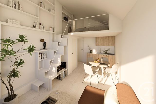 Appartement Studio &agrave; vendre - 1 pi&egrave;ce - 19,57 m2 - Nice - 06 - PROVENCE-ALPES-COTE-D-AZUR