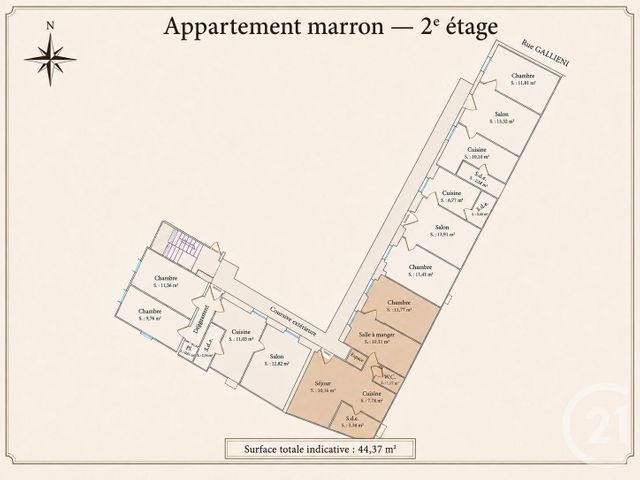 Appartement F3 &agrave; vendre - 3 pi&egrave;ces - 44,37 m2 - Beaulieu Sur Mer - 06 - PROVENCE-ALPES-COTE-D-AZUR