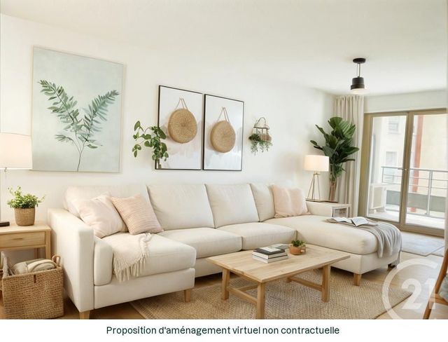 Appartement F3 &agrave; vendre - 3 pi&egrave;ces - 63,64 m2 - St Andre De La Roche - 06 - PROVENCE-ALPES-COTE-D-AZUR