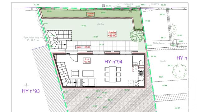 Terrain à vendre - 150 m2 - Nice - 06 - PROVENCE-ALPES-COTE-D-AZUR