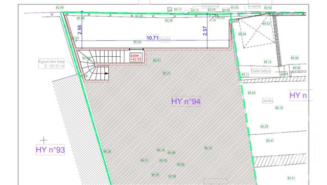 Terrain à vendre - 150 m2 - Nice - 06 - PROVENCE-ALPES-COTE-D-AZUR