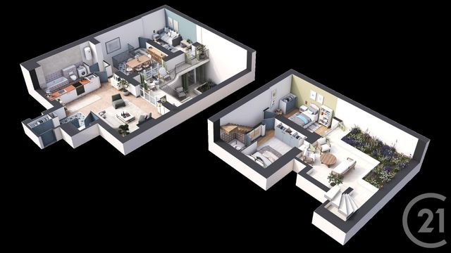 Appartement F4 à vendre - 4 pièces - 93,50 m2 - Nice - 06 - PROVENCE-ALPES-COTE-D-AZUR