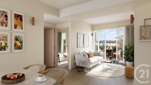 Appartement F2 à vendre - 3 pièces - 52,20 m2 - Nice - 06 - PROVENCE-ALPES-COTE-D-AZUR