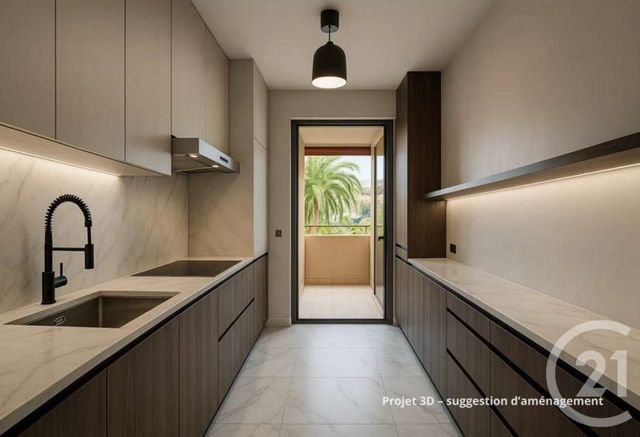 Appartement F2 &agrave; vendre - 2 pi&egrave;ces - 49,20 m2 - Nice - 06 - PROVENCE-ALPES-COTE-D-AZUR